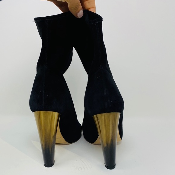JIMMY CHOO**Black Suede Booties*US 6**$1395 - Picture 3 of 8